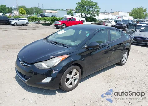 2012 Hyundai Elantra Gls (Ulsan Plant) from USA, damaged, VIN KMHDH4AE6CU318189